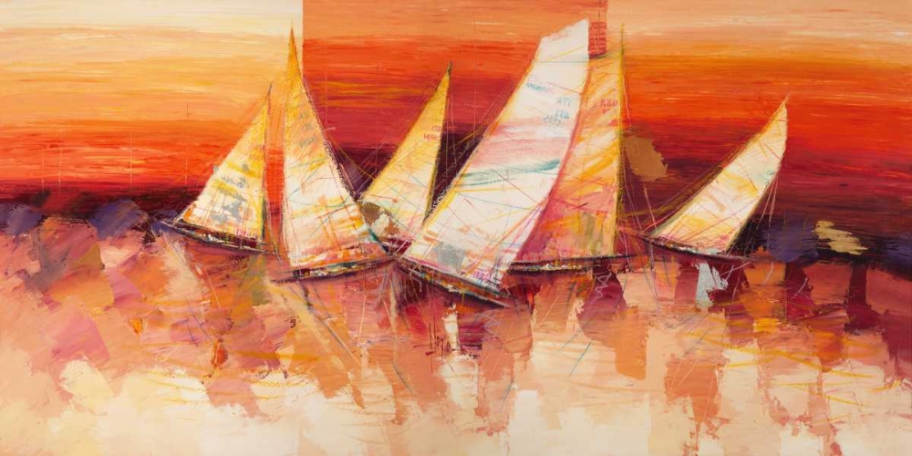 Vele all├óΓé¼Γäóorizzonte art print by Luigi Florio for $57.95 CAD