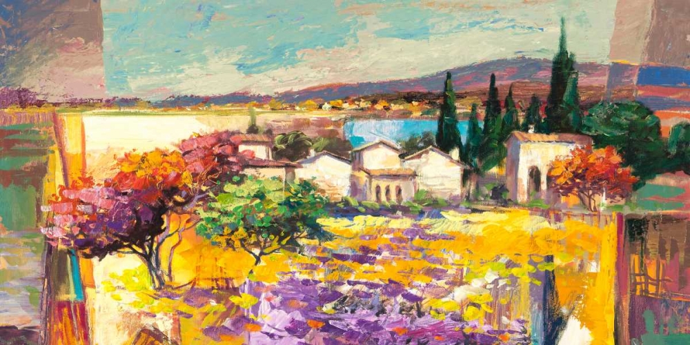 Estate mediterranea (detail) art print by Luigi Florio for $57.95 CAD