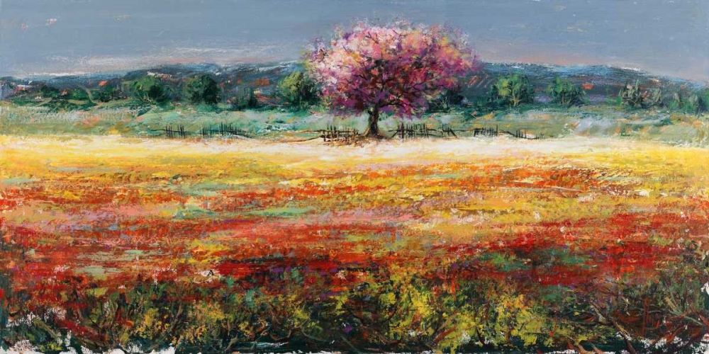 Lâ€™albero rosa art print by Luigi Florio for $57.95 CAD