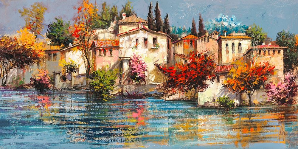 Borgo italiano art print by Luigi Florio for $57.95 CAD