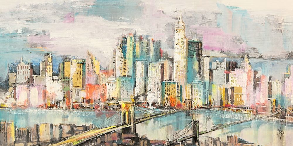 Colori a Manhattan art print by Luigi Florio for $57.95 CAD