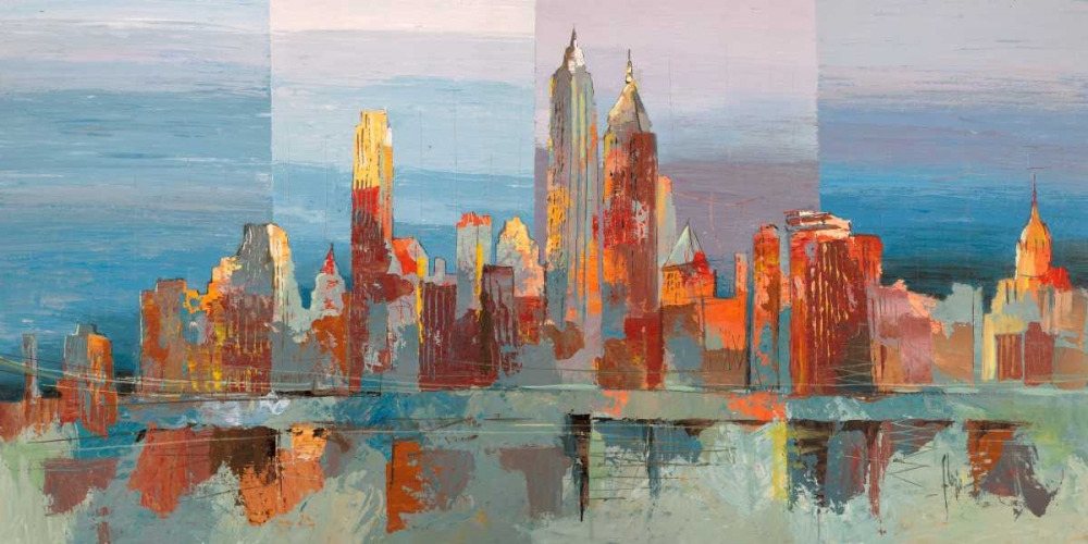 New York astratta art print by Luigi Florio for $57.95 CAD