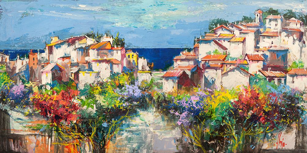 Borgo sul mare art print by Luigi Florio for $57.95 CAD