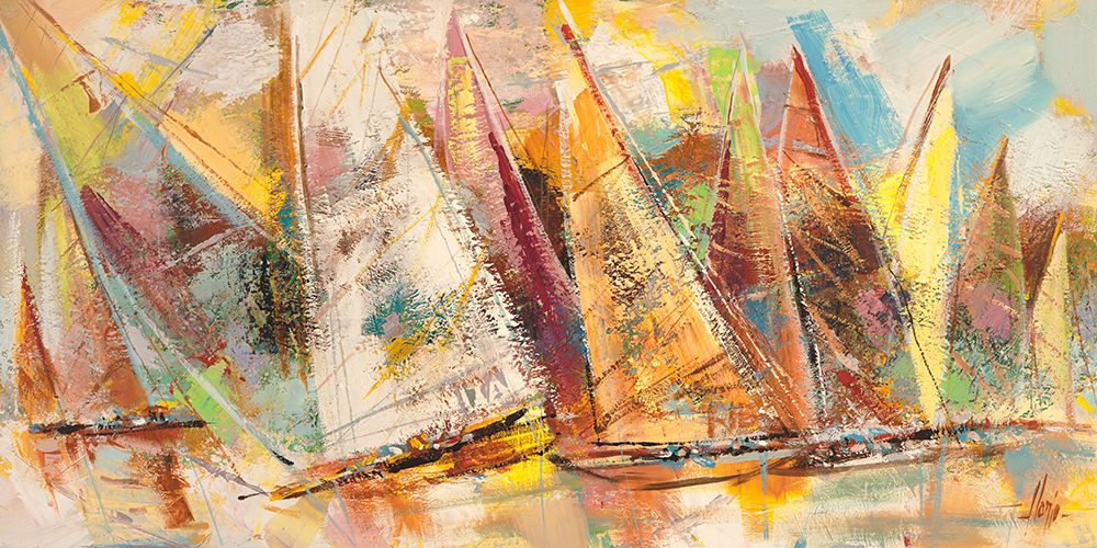 Moto di vele in regata art print by Luigi Florio for $57.95 CAD