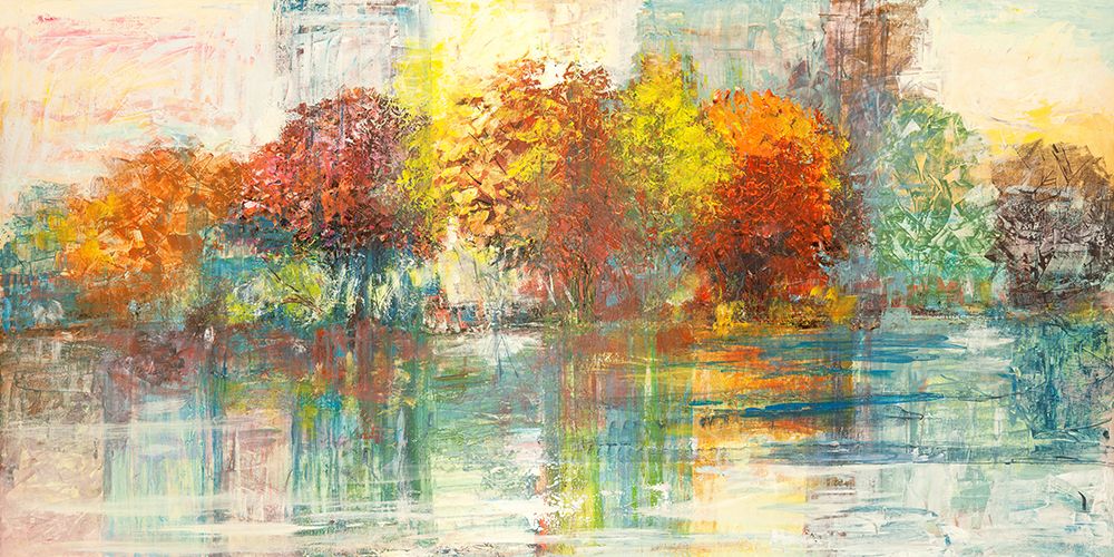 Central Park Reflections art print by Luigi Florio for $57.95 CAD