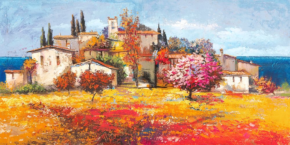 Borgo sul mare art print by Luigi Florio for $57.95 CAD