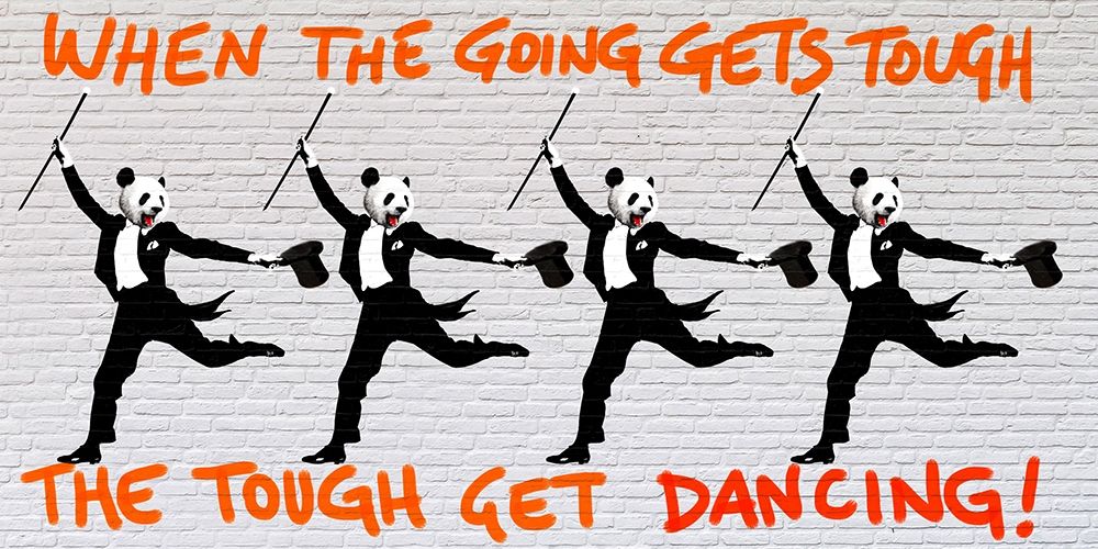 When the going gets tough.... art print by Masterfunk Collective for $57.95 CAD