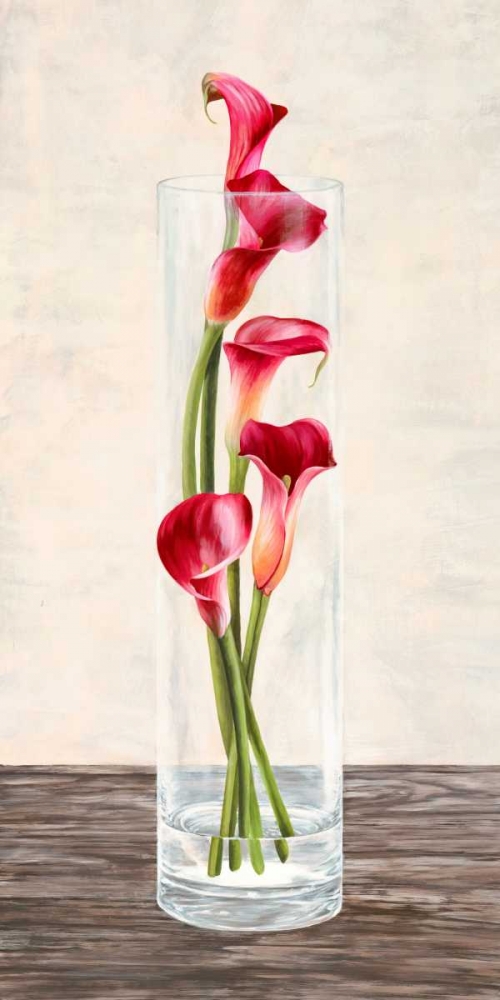 Arrangement of callas art print by Shin Mills for $57.95 CAD