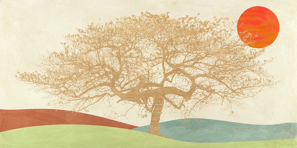 Golden Tree art print by Miko Sayaka for $57.95 CAD