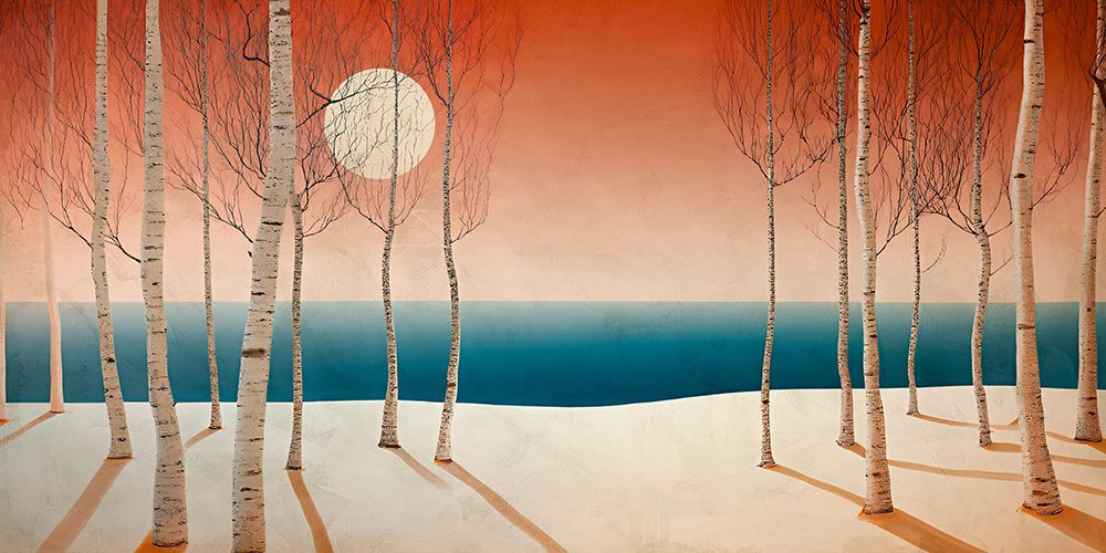 Moonlight on the Sea art print by Sayaka Miko for $57.95 CAD