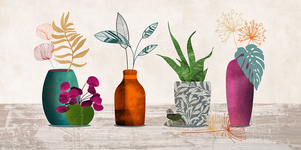 Modern Ikebana (detail) art print by Sayaka Miko for $57.95 CAD