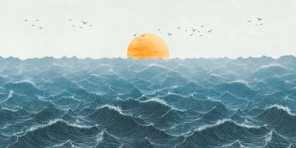 Misty Sea art print by Sayaka Miko for $57.95 CAD