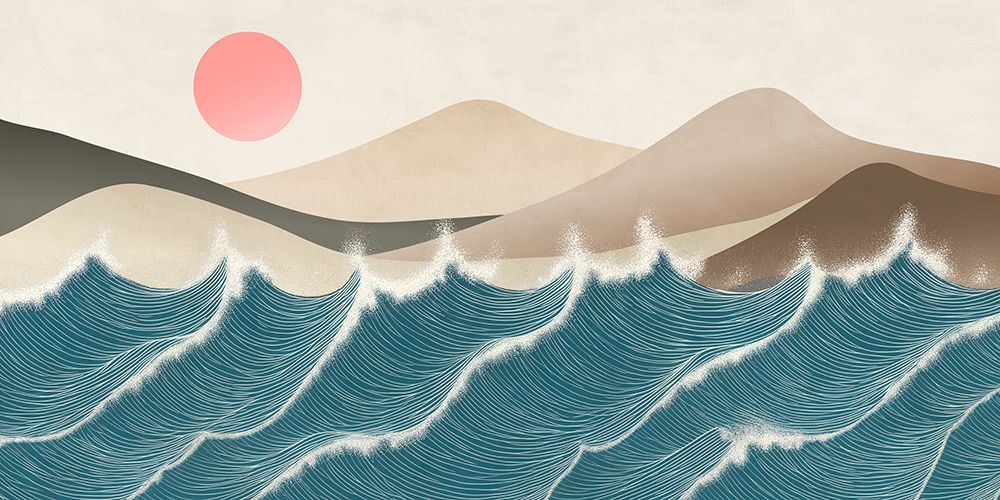 Stormy Sea art print by Sayaka Miko for $57.95 CAD