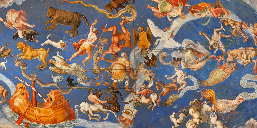 50 Costellazioni, Palazzo Farnese, Caprarola art print by Anonymous for $57.95 CAD