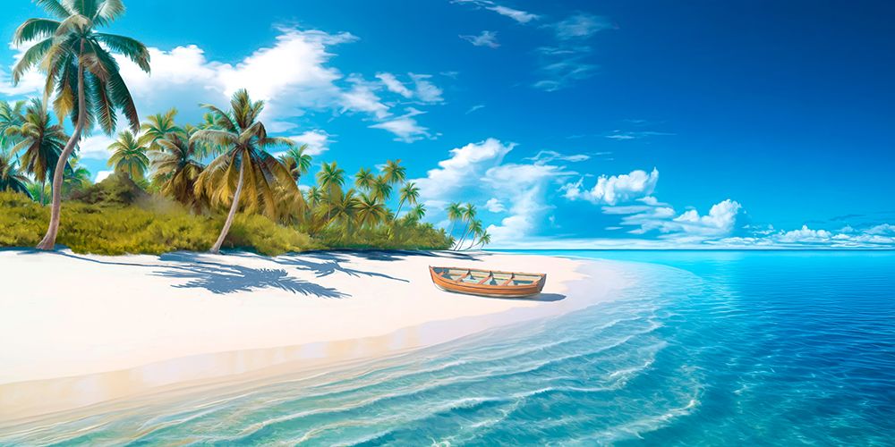 Tropical Retreat (detail) art print by Dario Marzi for $57.95 CAD