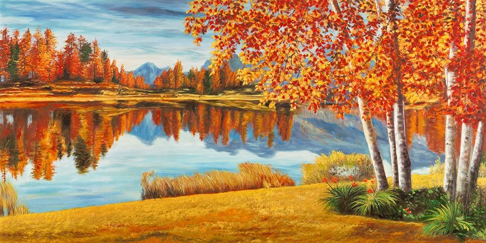 Bosco sul lago art print by Angelo Masera for $57.95 CAD