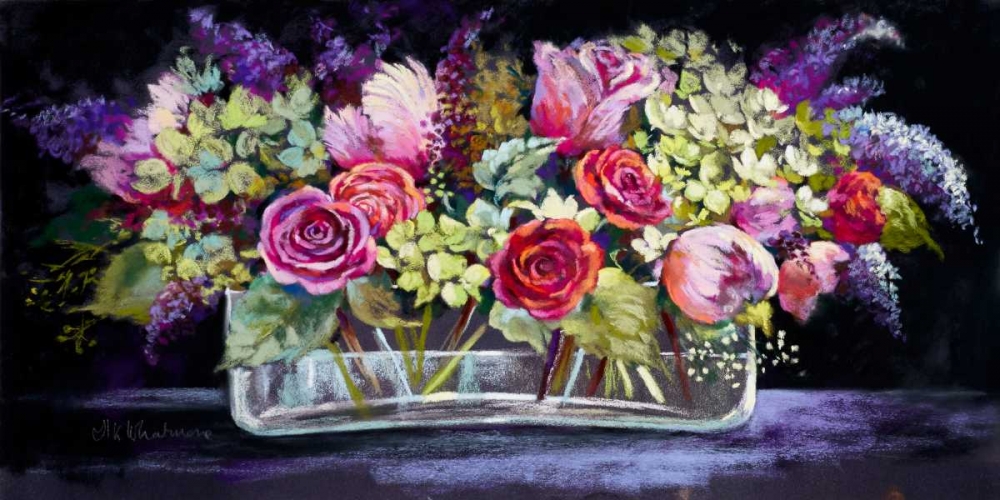 Roses and Lilacs art print by Nel Whatmore for $57.95 CAD
