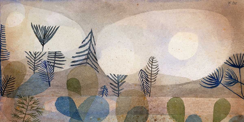 Oceanic Landscape art print by Paul Klee for $57.95 CAD