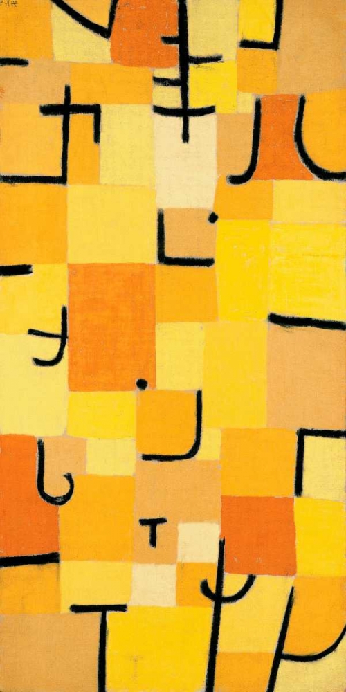 Signs in Yellow art print by Paul Klee for $57.95 CAD