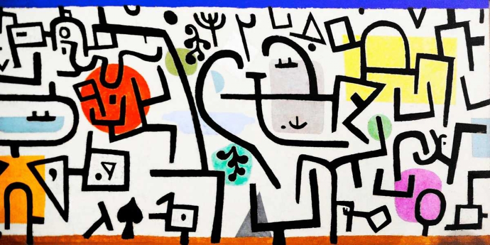 Rich Harbour (detail) art print by Paul Klee for $57.95 CAD