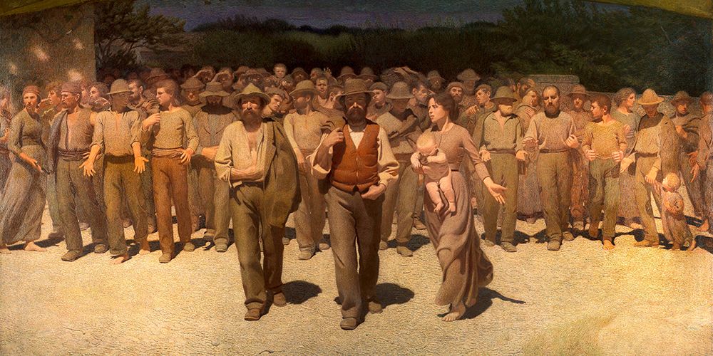 Il Quarto Stato art print by Giuseppe Pellizza da Volpedo for $57.95 CAD