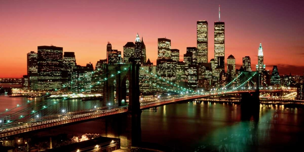Brooklyn Bridge NYC art print by Richard Berenholtz for $57.95 CAD