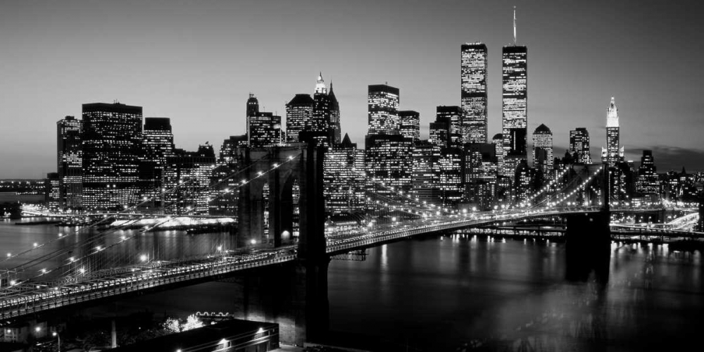 Brooklyn Bridge NYC art print by Richard Berenholtz for $57.95 CAD