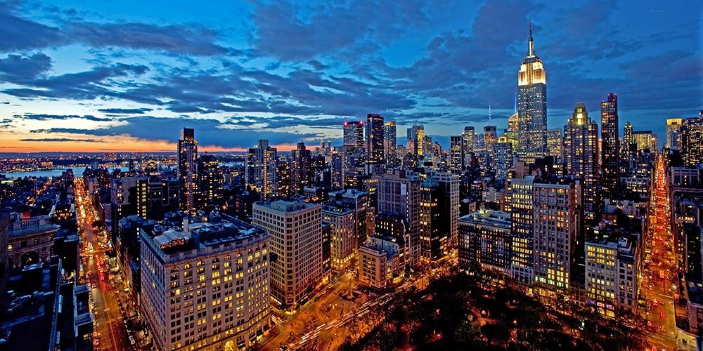 Chelsea and Midtown Manhattan (detail) art print by Richard Berenholtz for $57.95 CAD