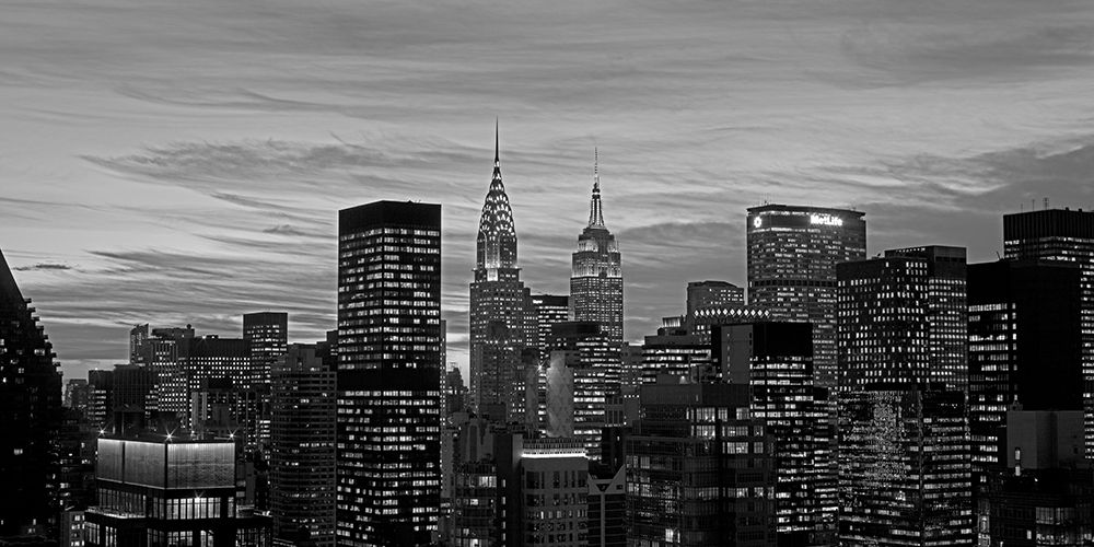 Midtown Manhattan BW art print by Richard Berenholtz for $57.95 CAD
