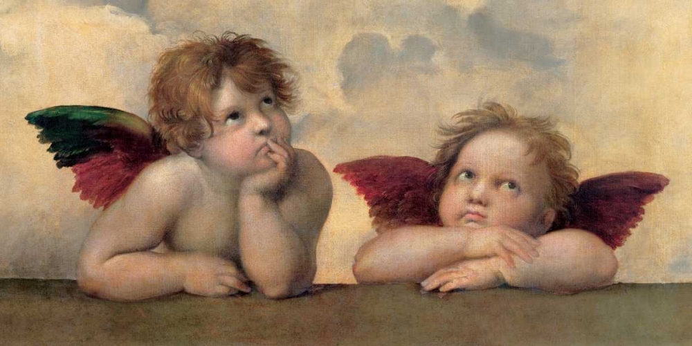Angeli - Madonna Sistina art print by Raffaello for $57.95 CAD
