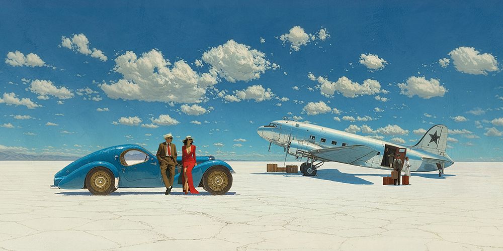 Ready to Take Off (detail) art print by Rick Monroe for $57.95 CAD