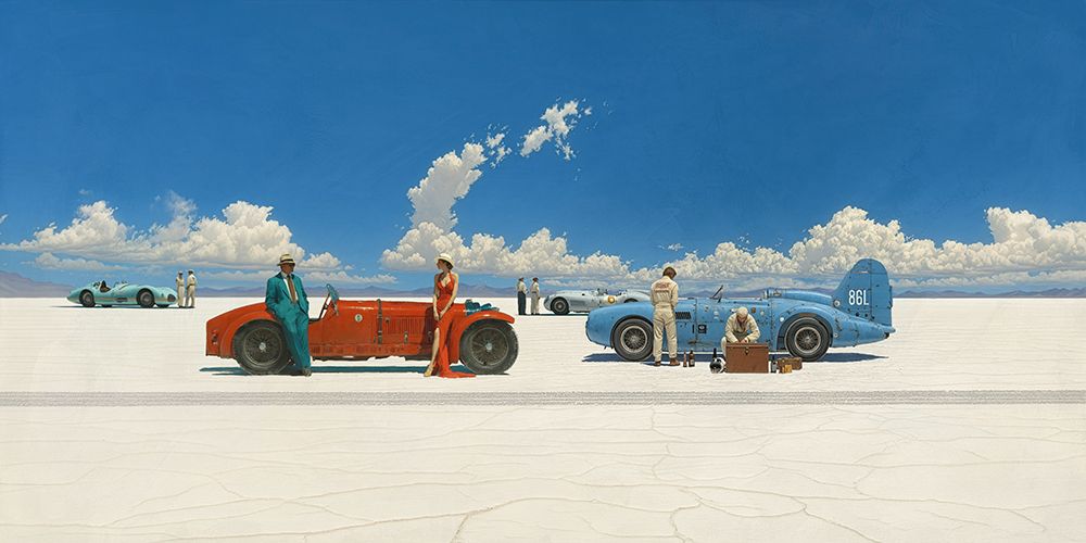 Salt Plains (detail) art print by Rick Monroe for $57.95 CAD