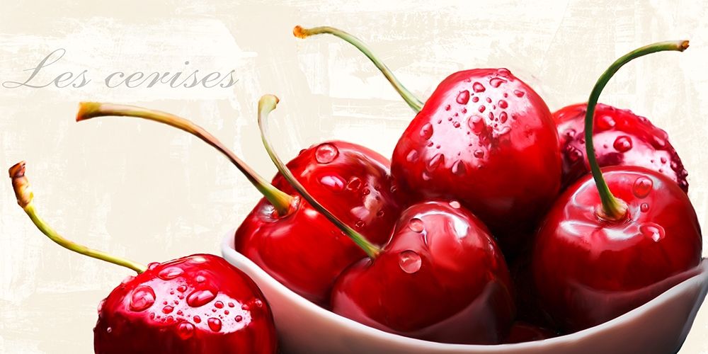 Les cerises art print by Remo Barbieri for $57.95 CAD
