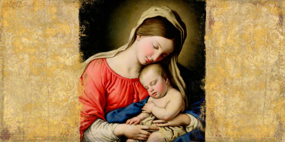 Holy Virgin (After Sassoferrato) art print by Simon Roux for $57.95 CAD