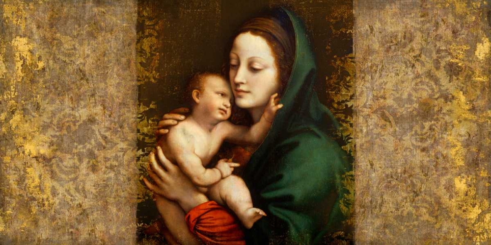 Holy Virgin (Italian school) art print by Simon Roux for $57.95 CAD
