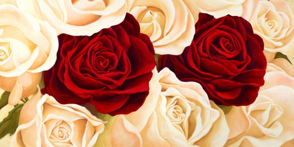 Rose composition art print by Serena Biffi for $57.95 CAD