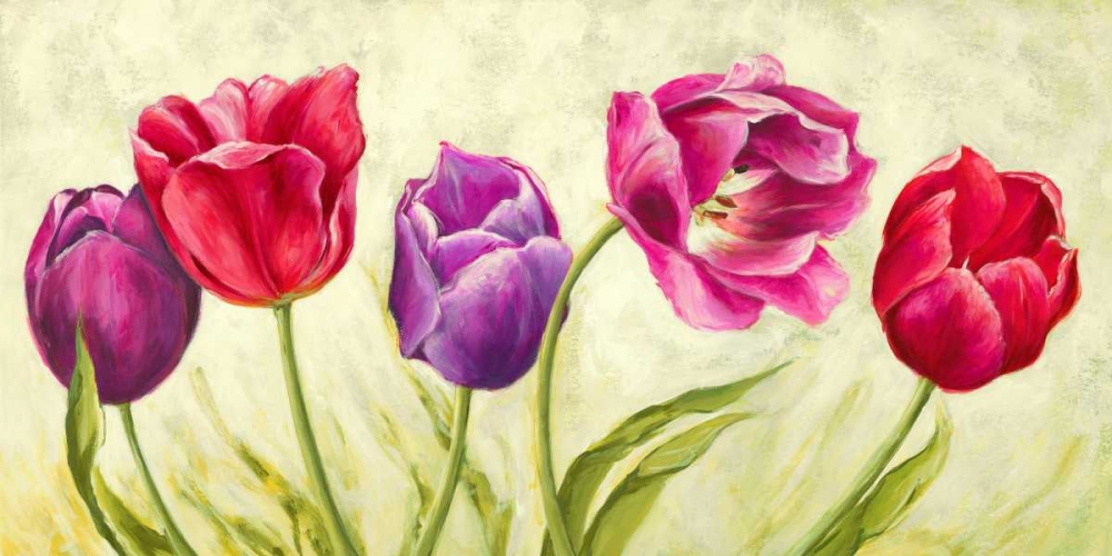 Tulipani danzanti art print by Silvia Mei for $57.95 CAD