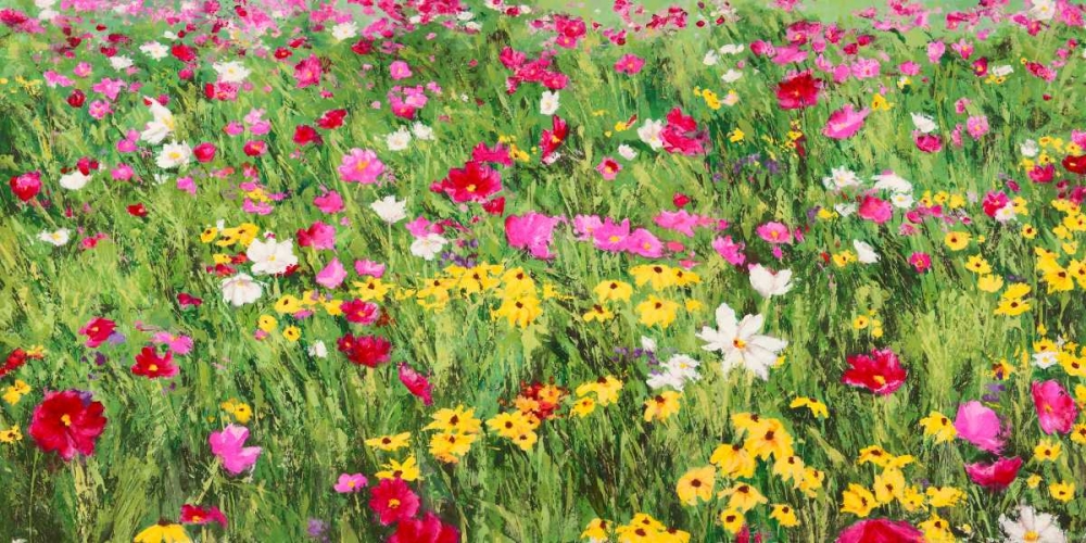 Field of Flowers art print by Silvia Mei for $57.95 CAD