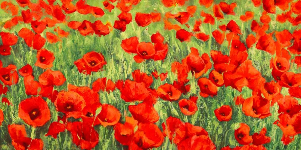 Poppy Field art print by Silvia Mei for $57.95 CAD