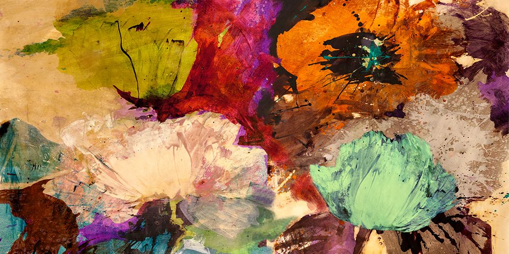 Floating Flowers (detail) art print by Jim Stone for $57.95 CAD