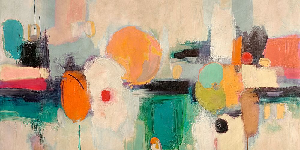 Colorful Shapes (detail) art print by Sonne Taylor for $57.95 CAD