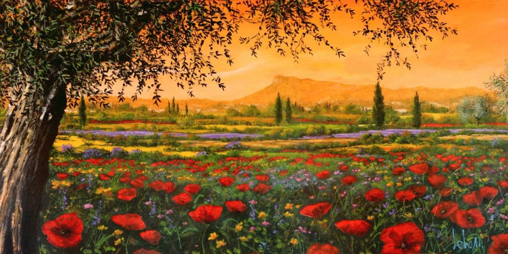 Pianura in fiore art print by Tebo Marzari for $57.95 CAD