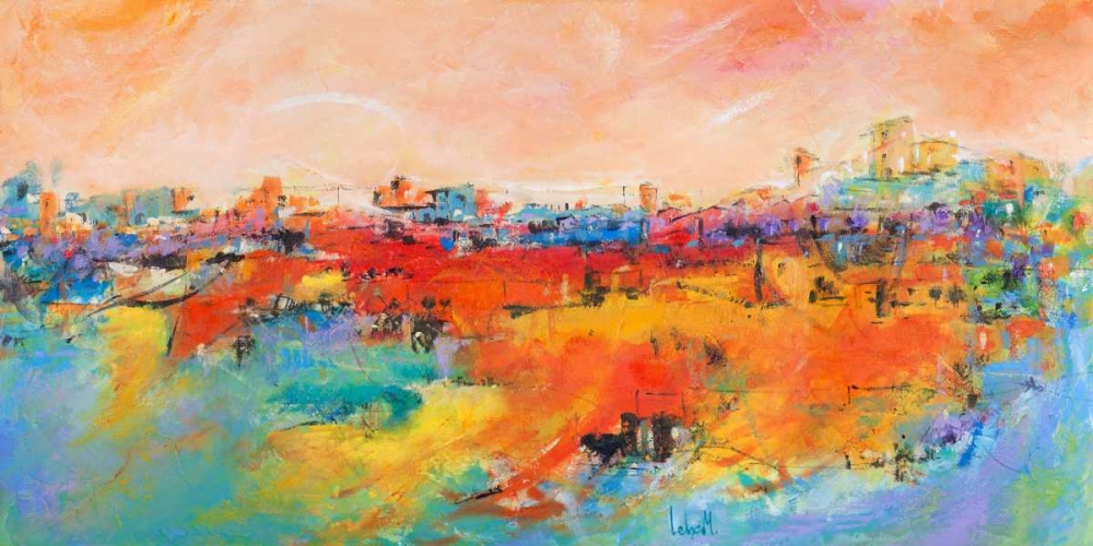 Citta sulla collina art print by Tebo Marzari for $57.95 CAD