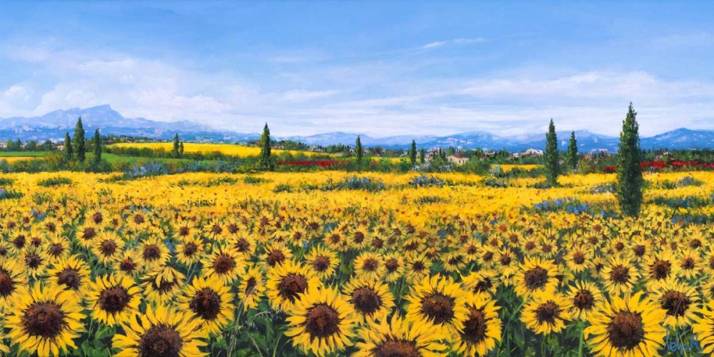 Girasoli art print by Tebo Marzari for $57.95 CAD