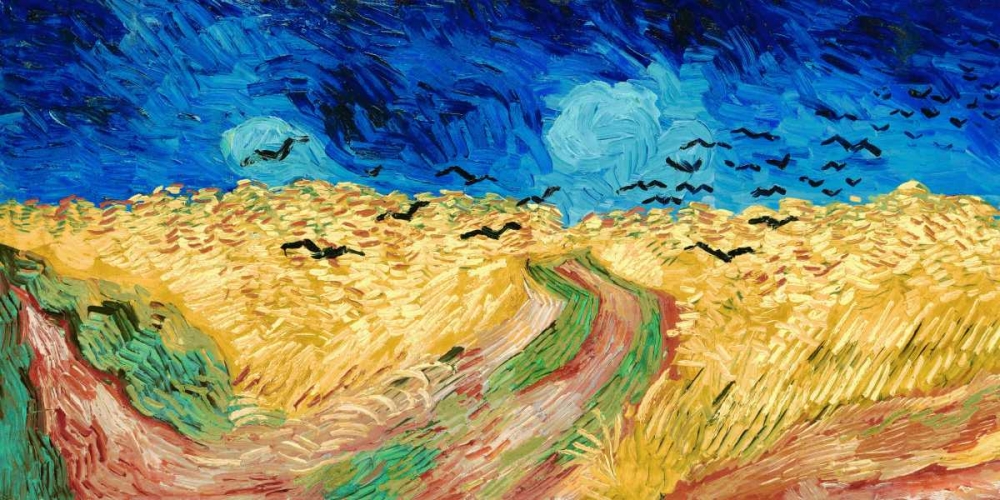 Wheat Field with Crows art print by Vincent Van Gogh for $57.95 CAD