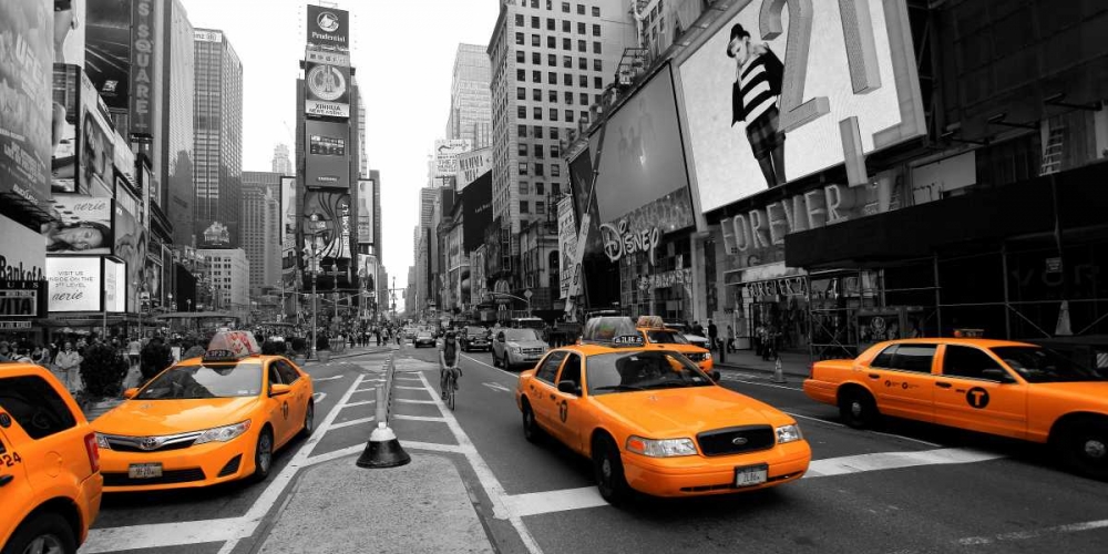 Times Square Manhattan art print by Vadim Ratsenskiy for $57.95 CAD
