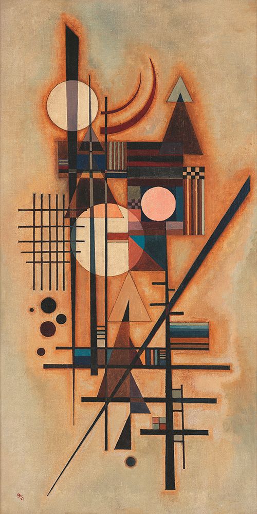 Hard in soft, 1927-1927 art print by Wassily Kandinsky for $57.95 CAD