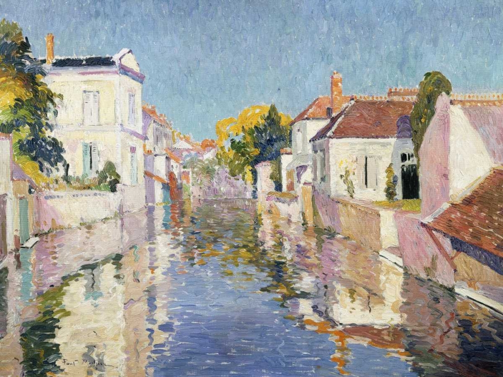 A Canal in Burano Venice art print by Paul Mathieu for $57.95 CAD