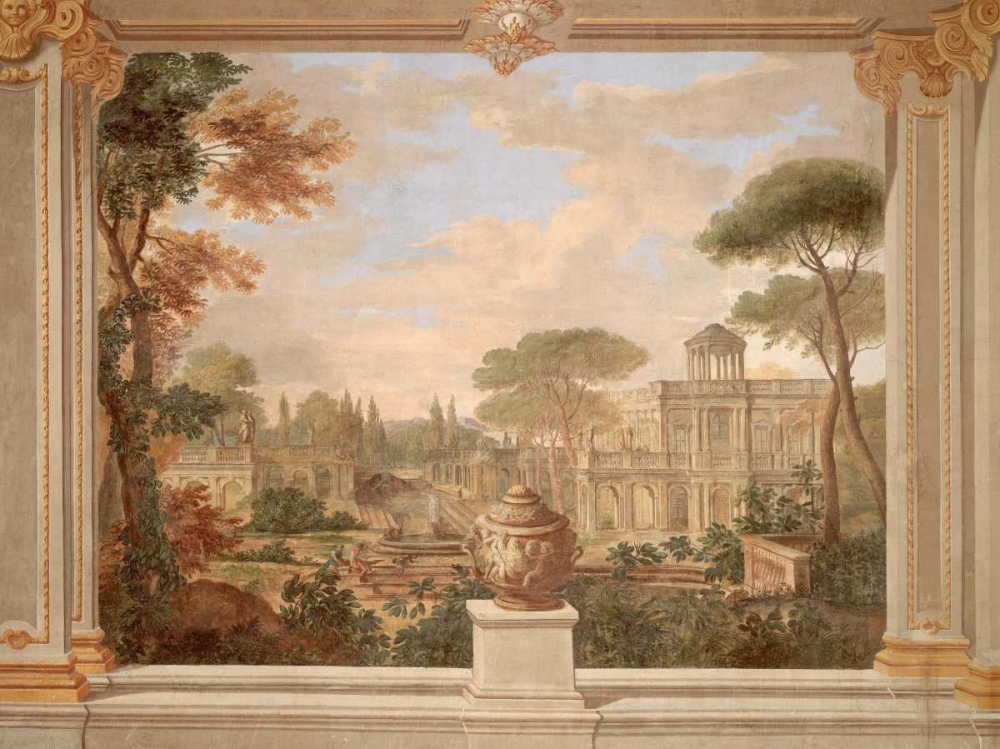 Fresco of Rome landscape art print by Anonymous for $57.95 CAD