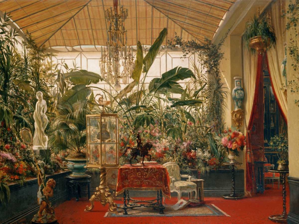 Veranda de la Princesse Mathilde art print by Charles Giraud for $57.95 CAD